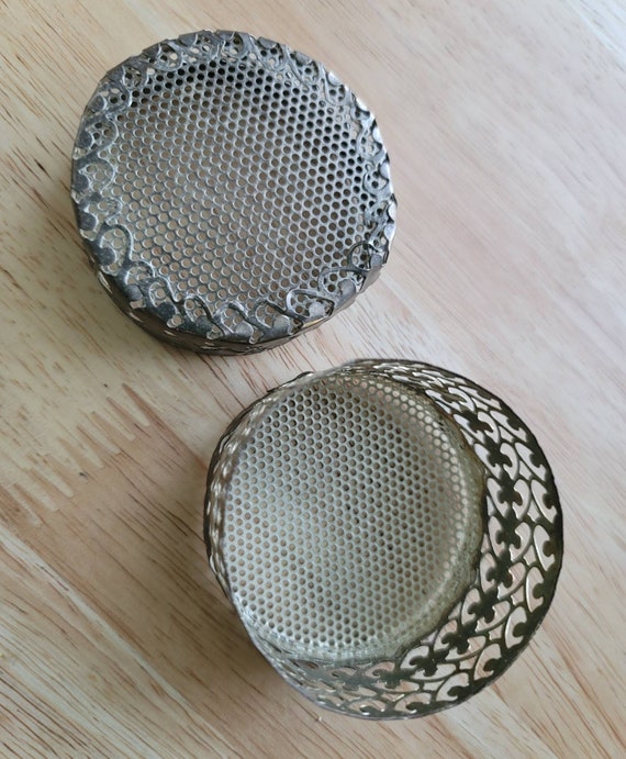 Vintage Metal Filigree Style Trinket Box - image 5