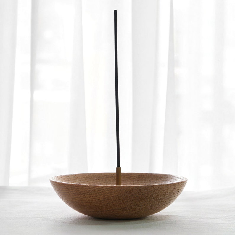Solid Ash Red Oak Walnut Wood Grain No Mess Incense Stick ...