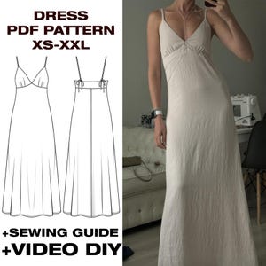 Naples dress // Summer Dress Sewing Pattern with Illustrated Instructions – Perfect Wrap, Slip, or Cottagecore Styles, Girls & Everyday Wear