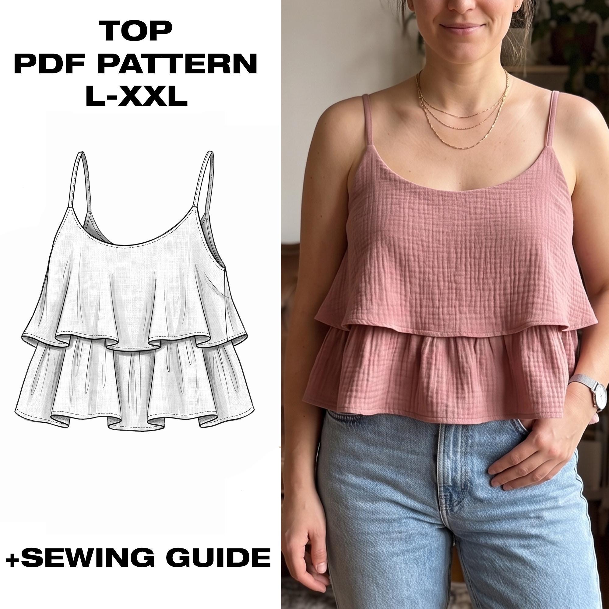 Strappy Top Pattern - Etsy