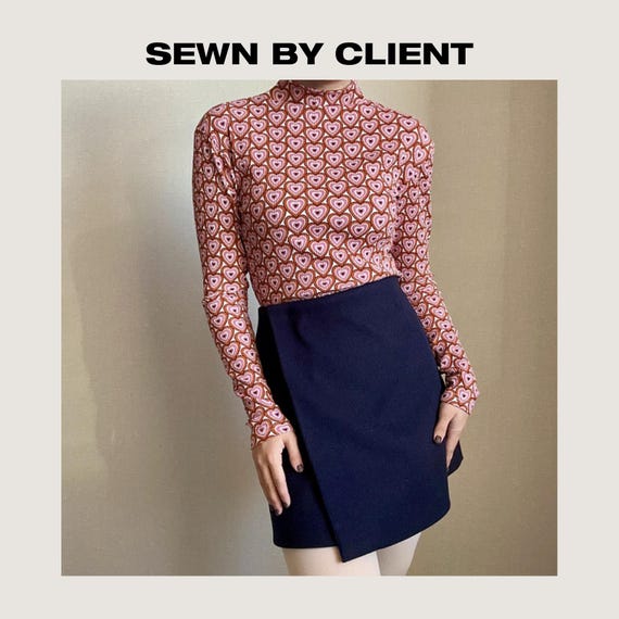 Mini Skirt Tube Skirt Quilt Pattern Mini Skirt High Waisted Pencil