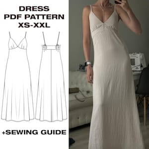 Neapel Kleid // Sommerkleid Schnittmuster mit bebilderter Anleitung für den perfekten Wickel-, Slip- oder Cottagecore-Stil, Mädchen & Alltag
