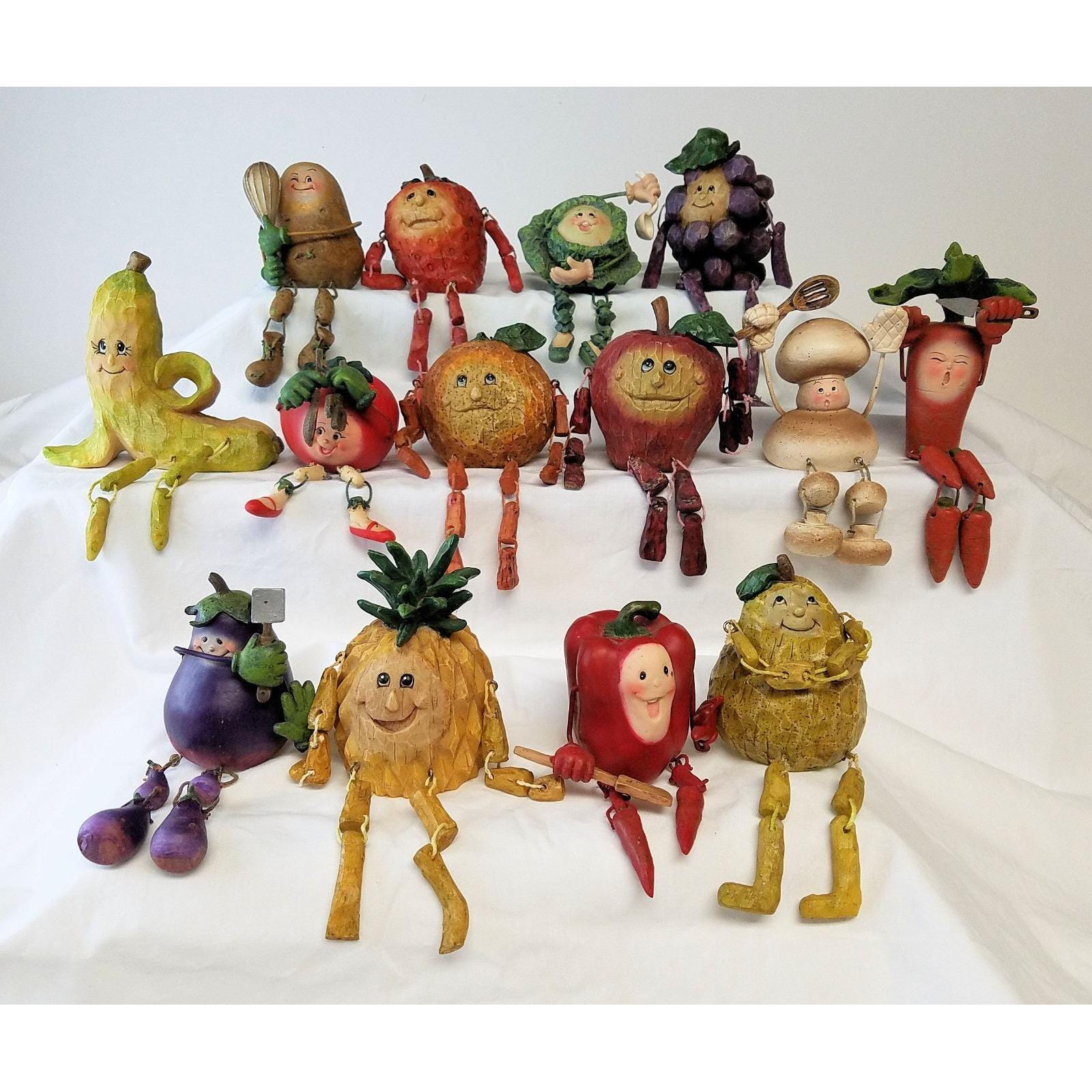 Anthropomorphic Fruit Vegetable - Etsy