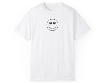 Houtskool liefde God houdt van anderen, retro christelijk shirt, christelijk comfort kleuren, preppy christelijk shirt, bijbelvers T-shirt, oversized T-shirt