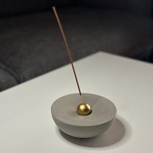 Minimalist Concrete Incense Burner Livingroom Decoration New Home Gift Home Decor Meditation Aromatherapy Incense Holder Valentines Day Gift