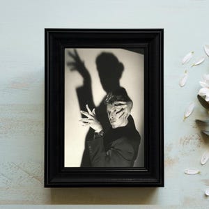 David Bowie Black and White Portrait, Iconic Vintage Framed Print, Classic Rock Legend, Music Art Decor, Perfect for Fans