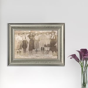 The Cheyenne Rodeo RoundUp Cowgirls Framed Print | Vintage Rodeo Art | Iconic Western Poster for Cowgirl Fans