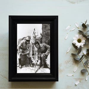 The Lone Ranger And Tonto Framed Print | Vintage Western Art | Iconic Cowboy Poster for Western Fans