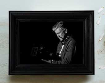 David Lynch Vintage Framed Wall Art, Retro Style Framed Print, Surrealism Inspired Artwork
