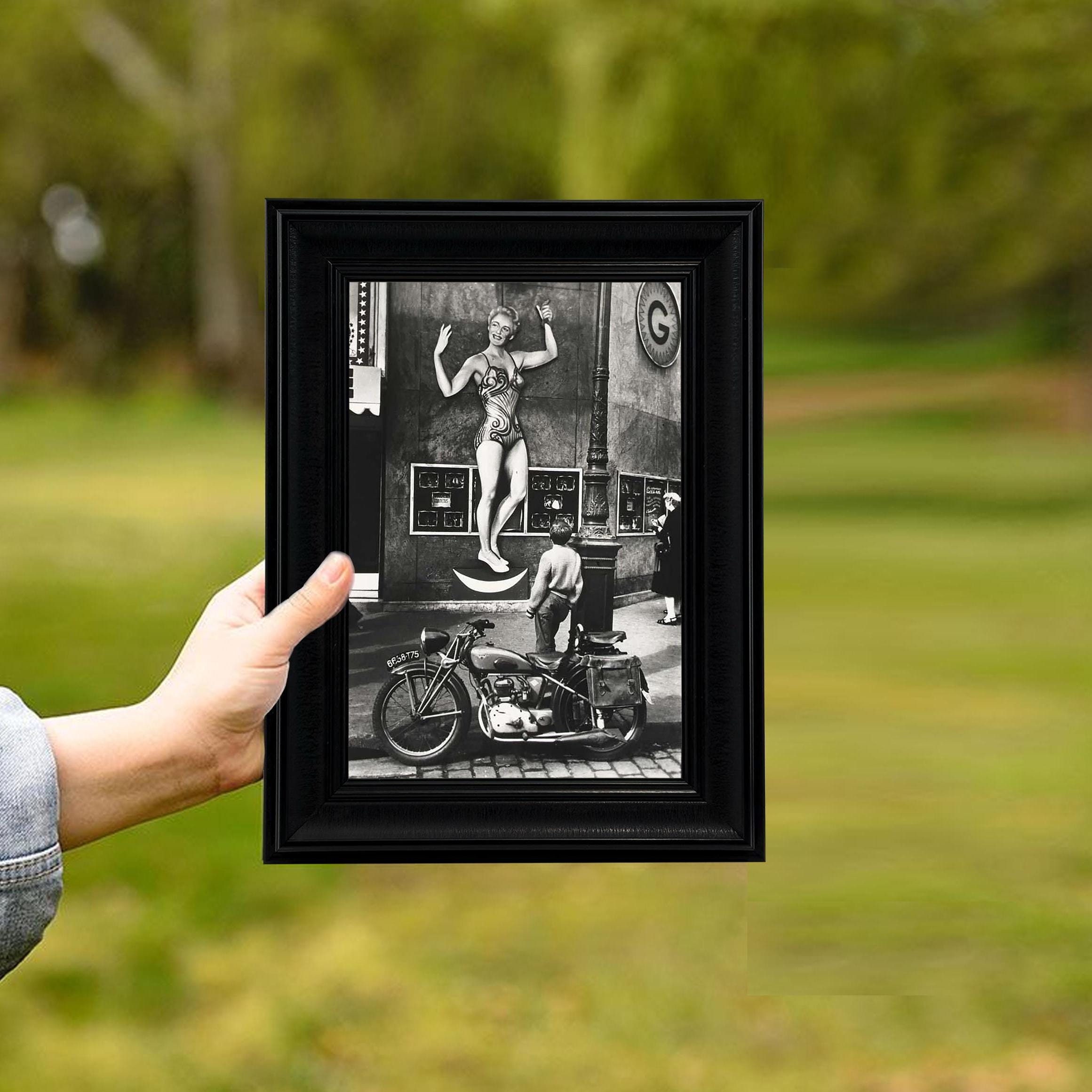 Ed van der Elsken Vintage Framed Art MDF UV Print for Iconic Photography Wall Decor
