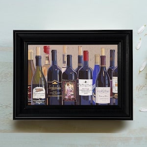Make Mine Virginia Wine Number One - Timeless Vintage Framed Artwork for Classic Home Decor