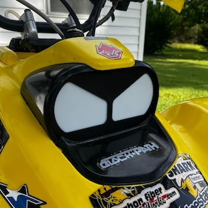 Honda 400ex Headlight Delete: Racing Headlight Block-off Plate