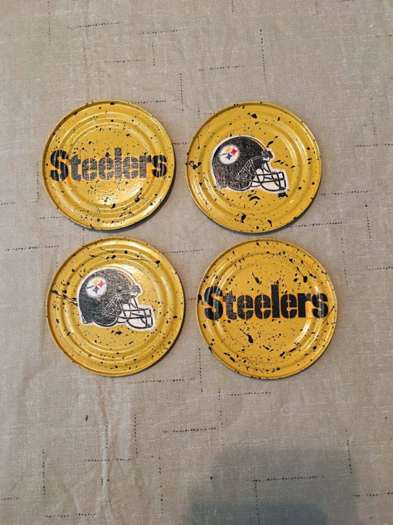 FOOTBALL COASTERS Set of 4 your Choice of NFL Team Etsy