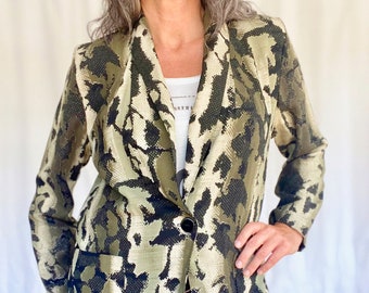 snakeprint jacket