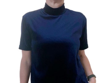 Vintage 1990s Paul Fredrick Silk Mock 