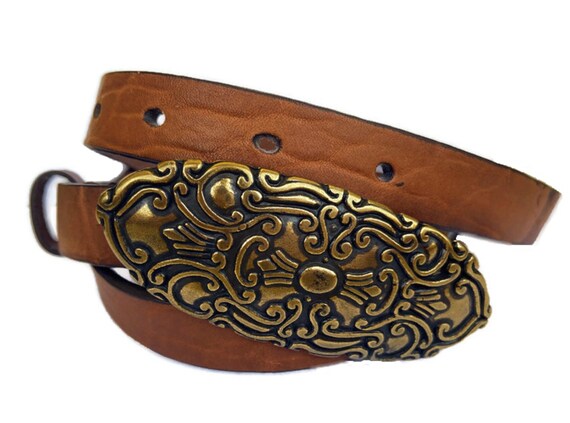 Cintura Donna A Catena Western Cowgirl Regolabile 112 Cm - Vintage Skinny Con Elementi Ovali Per Jeans E Abiti - Argento