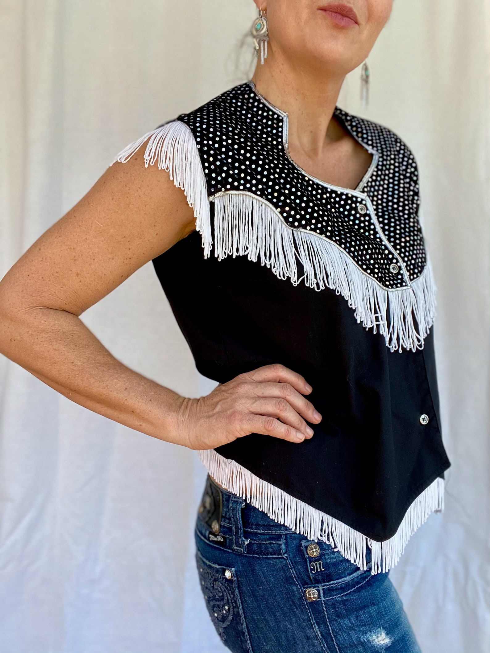sequin western wear