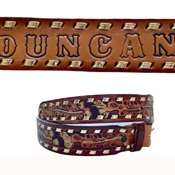 Western Name Belt Etsy