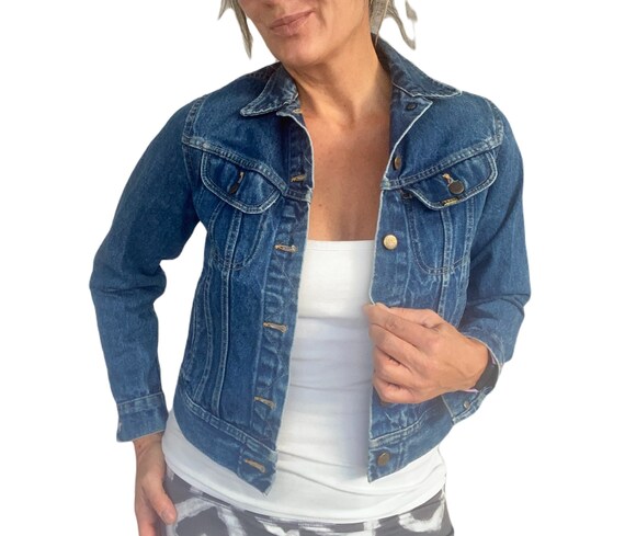 Denim jacket fitted new arrivals