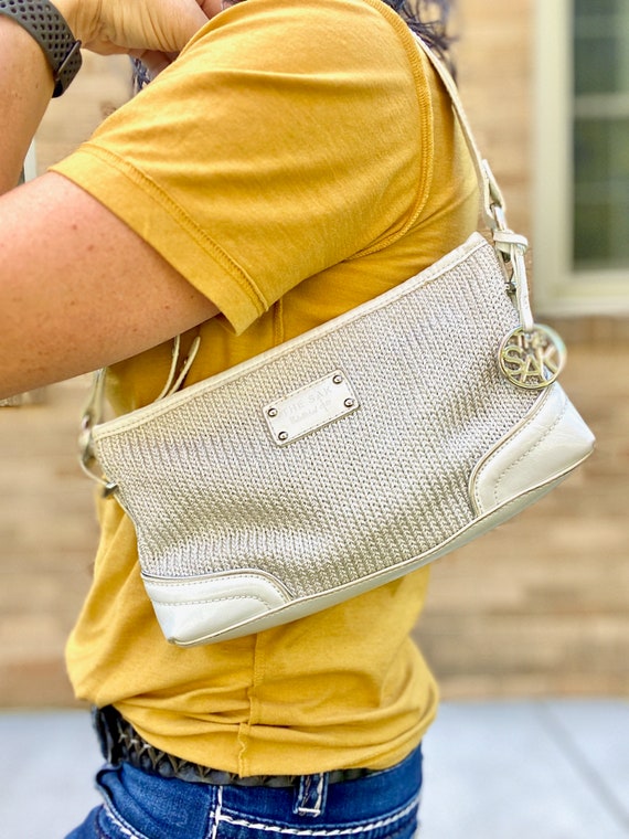 The Sak 90s Mini Bag Vegan Handbag Vintage Crochet Shoulder 