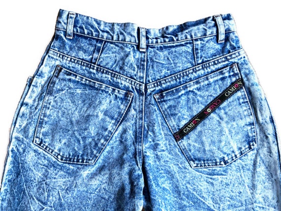 bad Portico for meget 1980s Tapered Jeans Acid Wash High Waist Mom Jeans Italian - Etsy