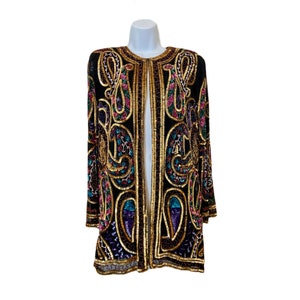 Beaded jackets for evening cheap wear