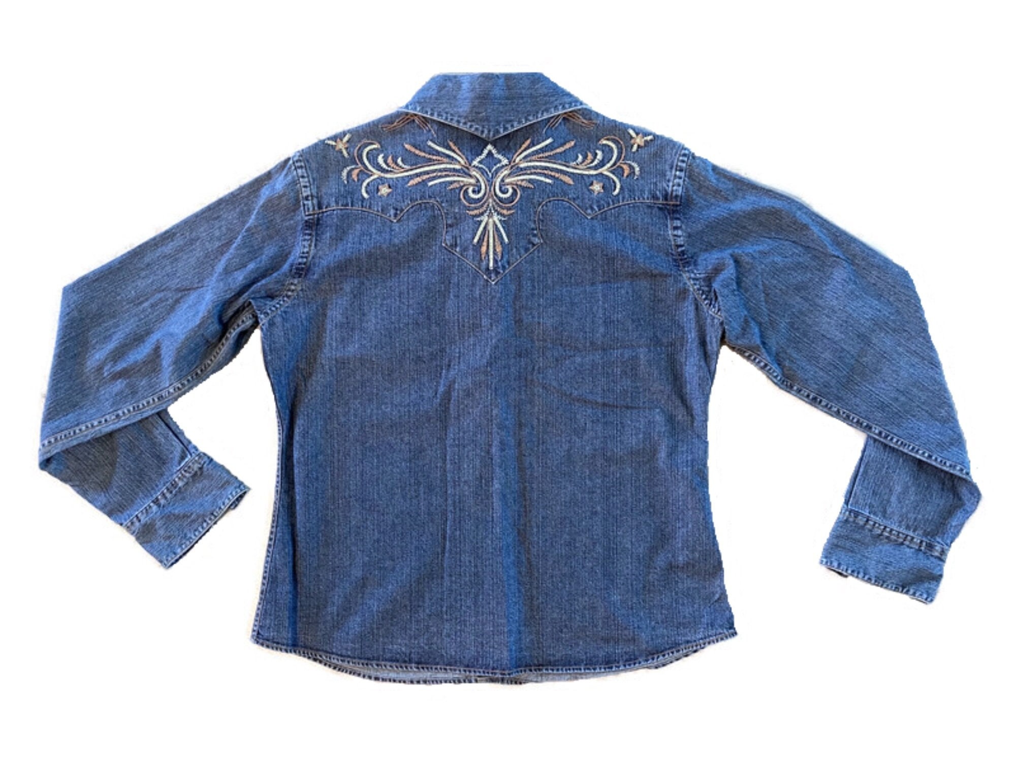 Ameri VINTAGE - Ameri VINTAGE  DENIM POOFY BLOUSEデニムシャツ Ameri（アメリ）の「DENIM POOFY BLOUSE（シャツ/ブラウス