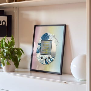 Tamagotchi Book Quote Poster, Tomorrow and Tomorrow and Tomorrow By Gabrielle Zevin, Gaming Wall Art, Retro, Nostalgia, Friendship Quote