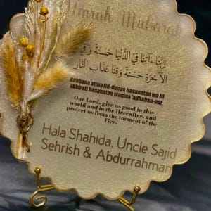 Resin Plaque