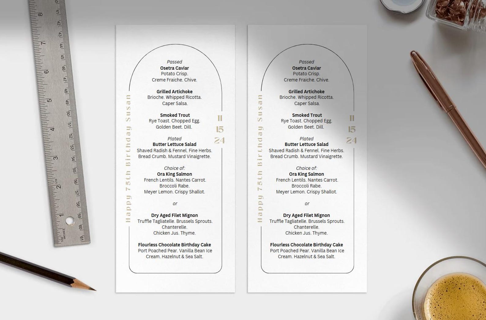 Customizable Menu Template - Etsy