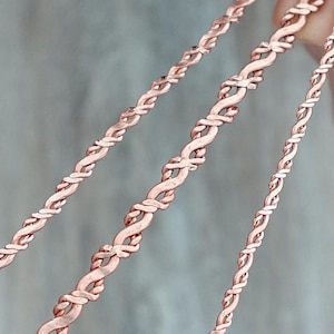 3 pi, dénudage torsadé et laminé de 2 tailles. Fil décoratif pour fabrication de bijoux, Fourniture de bijoux,