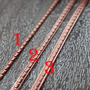 Decorative Wire for Jewelry Making, Rings or bracelet wire with a rectangle bead pattern, Jewelry Supply, Textured Gallery wire