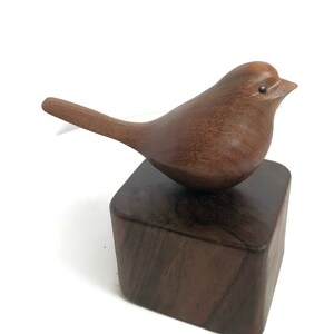 In loving memory, bird wood carving image 4