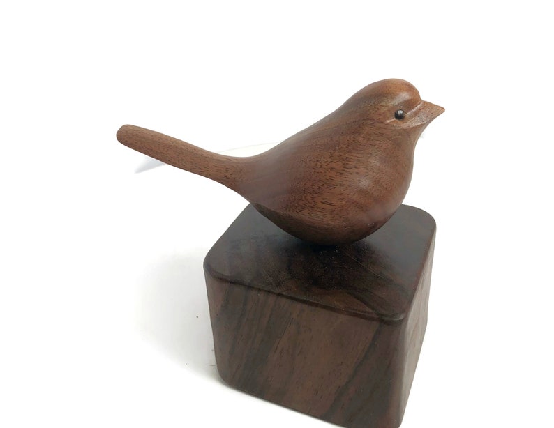 In loving memory, bird wood carving image 4