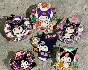 Kuromi Pin Badges, Sanrio Enamel Pins