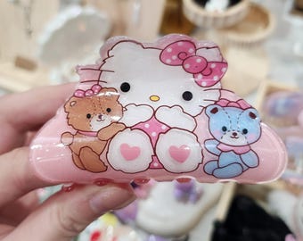 Sanrio claw clips, hello kitty, Kuromi, pochacco, Cinnamoroll clips