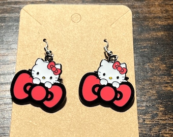 Hello kitty Earrings for hello kitty Lovers - Set of 6 Different Shapes
