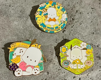 Pochacco Pin Badges, Sanrio Enamel Pins