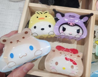 Sanrio claw clips, hello kitty, Kuromi, pochacco, Cinnamoroll clips