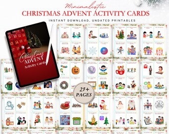 Christmas Advent Activity Cards | Printable Holiday Countdown (PDF)