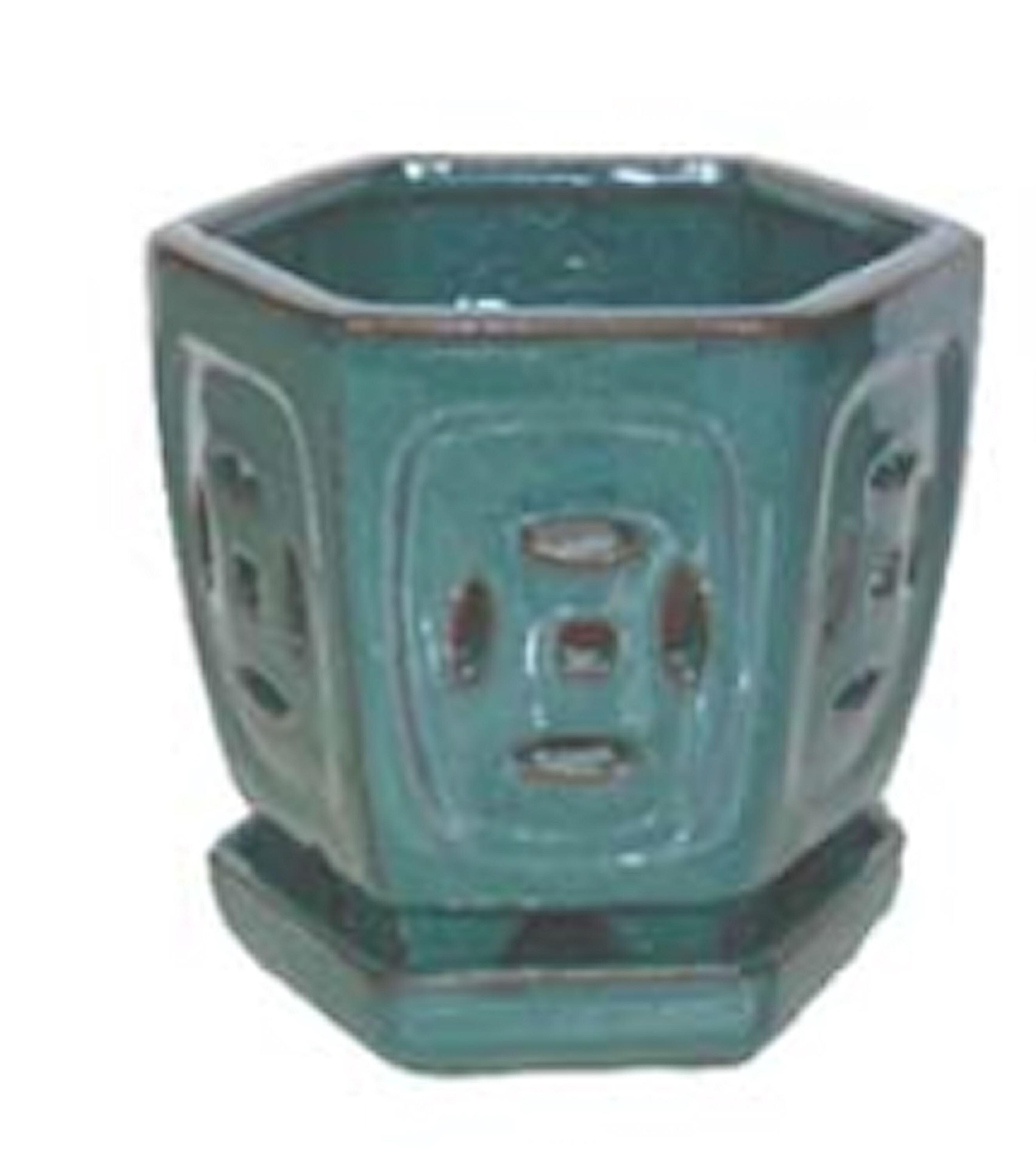 5" Ceramic Orchid Pot Assorted Colors
