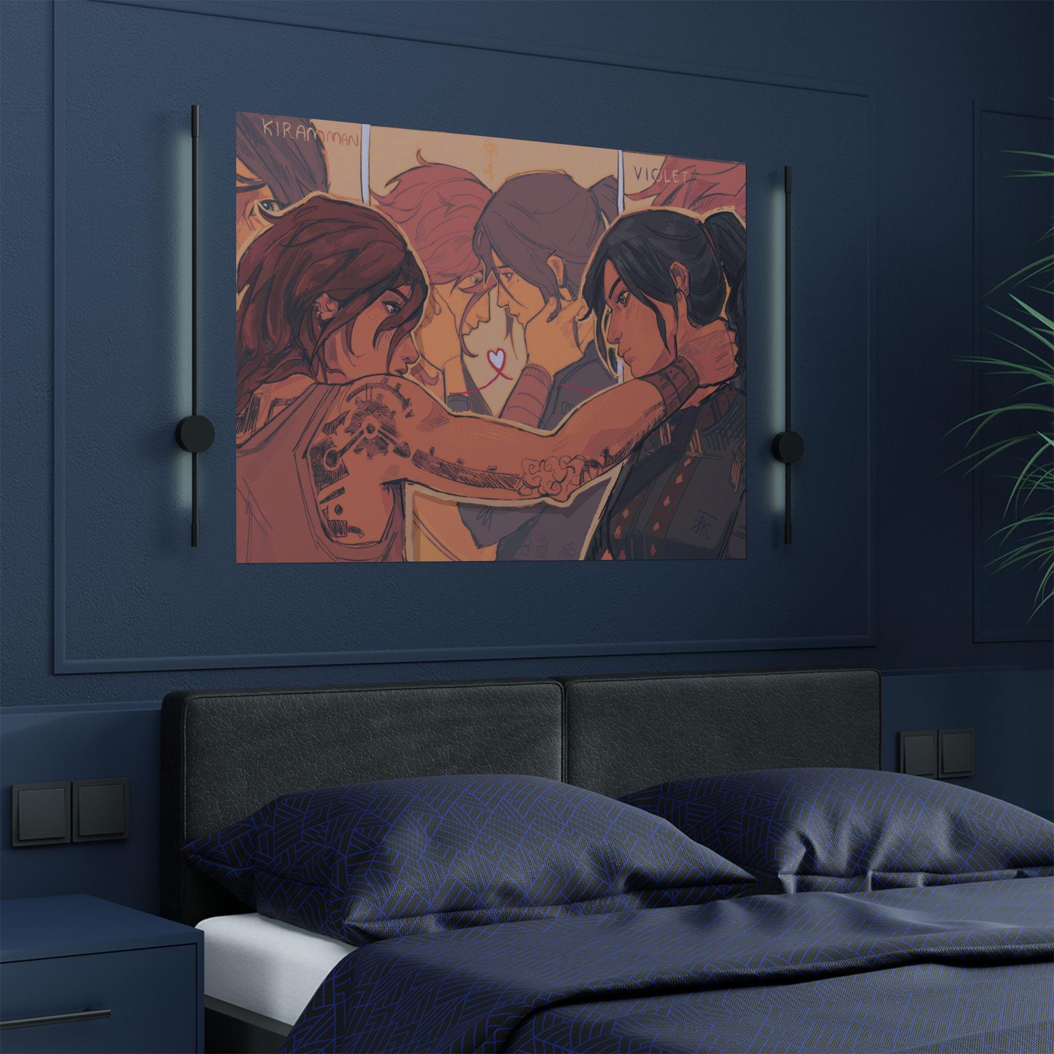 Caitvi Poster, Cait x vi, Arcane, Piltover's Finest, League of Legends, Vi, Caitlyn, Satin Posters (300gsm)