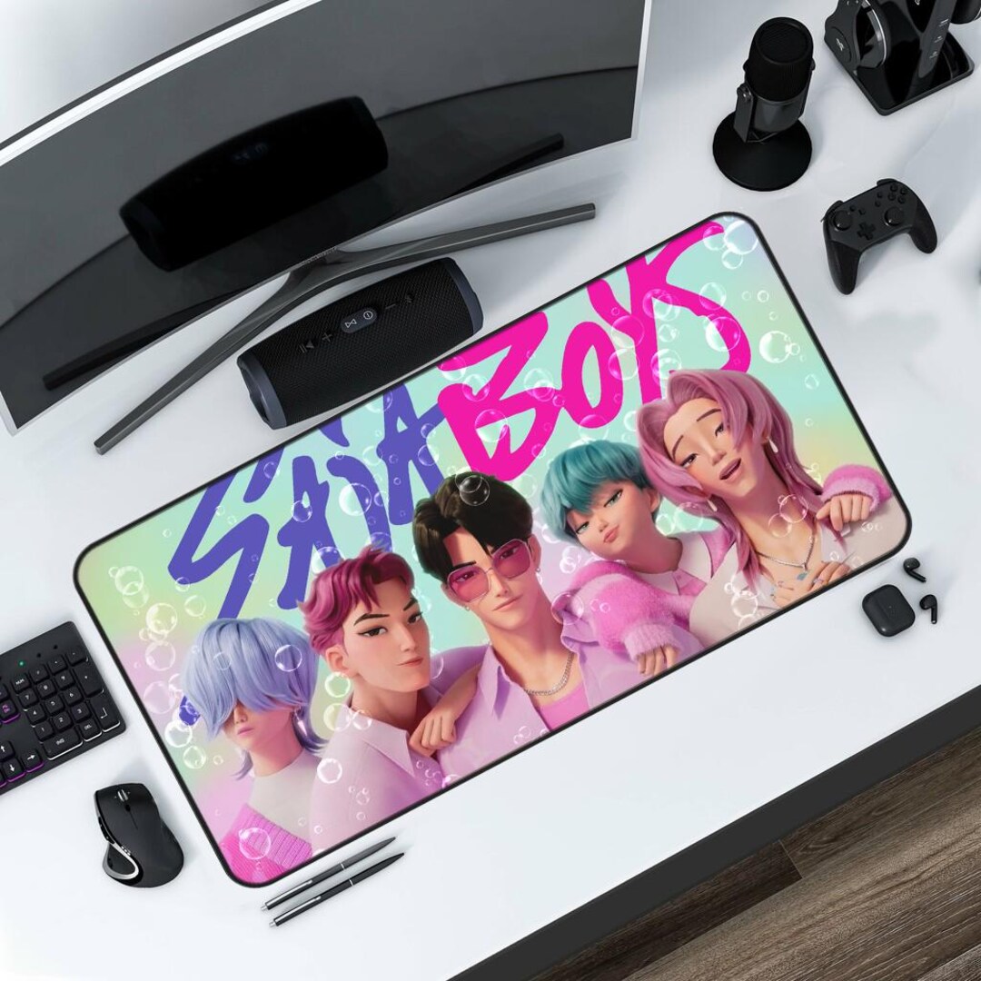 Saja Boys Desk Mat Aesthetic, Mouse Pad, Matching Desk