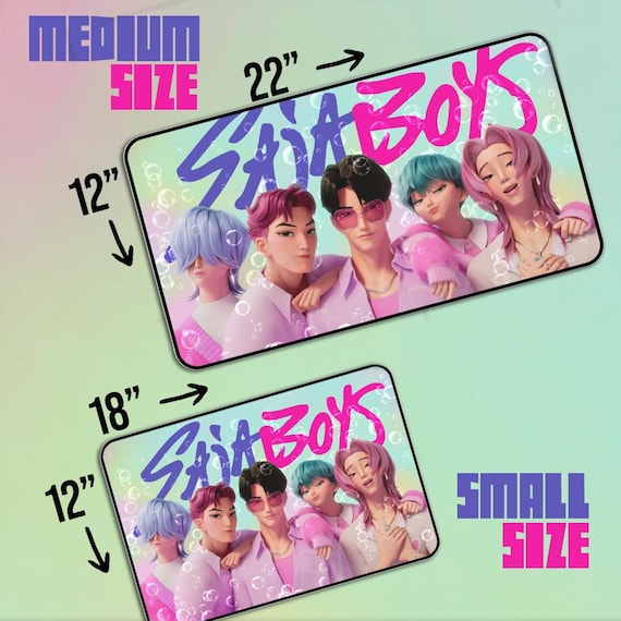 Saja Boys Desk Mat Aesthetic, Mouse Pad, Matching Desk