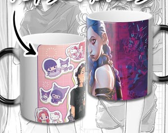 Color Morphing Mug, Custom Photo Magic Mugs, Heat Sensitive Coffee Mug, Unique Gift for Him or Her, Birthday, Souvenirs, Love. Custom Cup