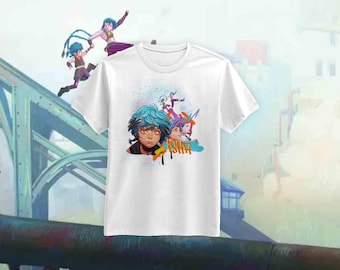 ISHA, League of Legends, Arcane, Vi, Powder, jinx Unisex Heavy Cotton Tee