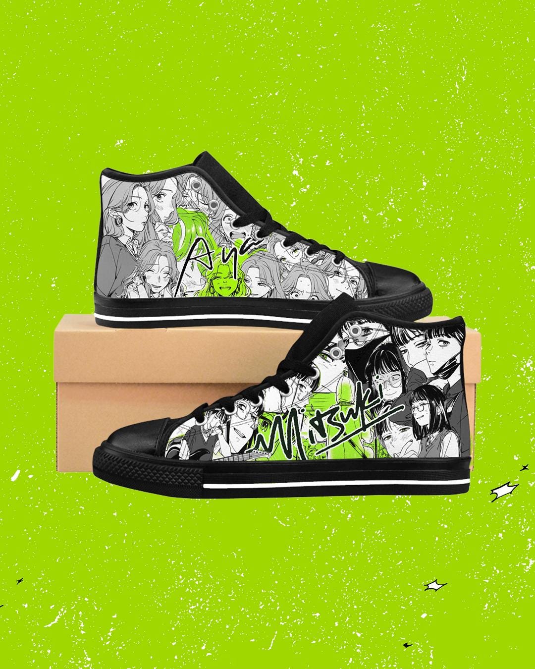 Women's Sneakers - The Guy She Was Interested In Wasn't A Guy, Kawaii Shoes, Cute Japanese Sneaker, Otaku Fashion, Anime Yuri, Mitsuki, Aya