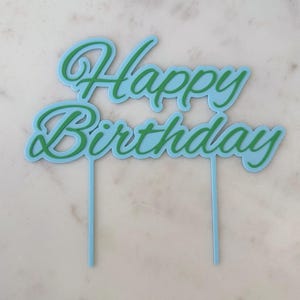 Happy Birthday Cake Decoration Cake Topper For Birthday Party