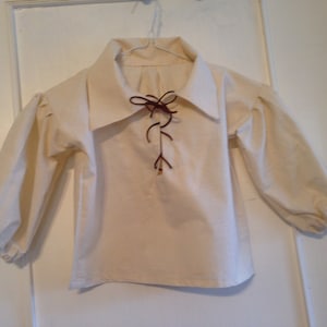 Renaissance Boy's peasant/pirate shirt size 3-5T