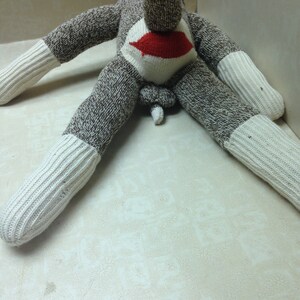 ANATOMICALLY CORRECT Sock Monkey Artisan Made image 2